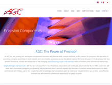 Tablet Screenshot of agcincorporated.com